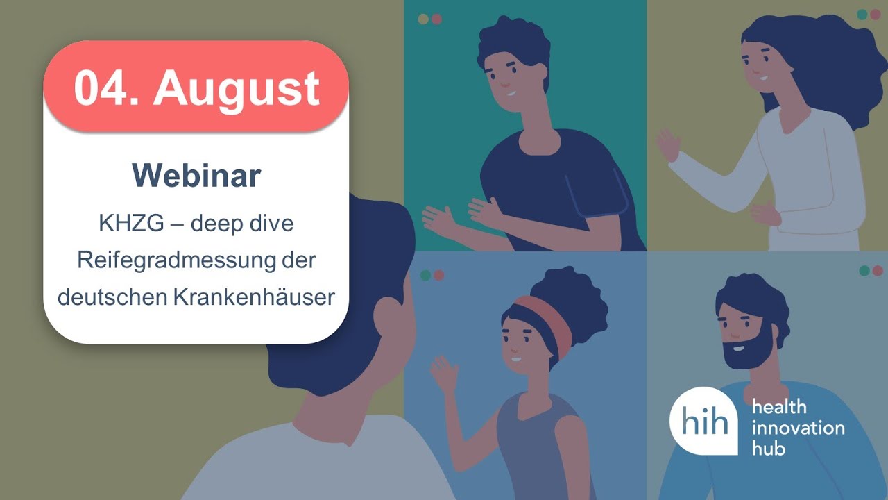 DigitalRadar @ hih (health innovation hub): KHZG deep dive „Reifegradmessung deutscher Krankenhäuser“, 4. Aug 2021